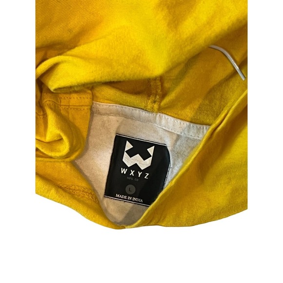 WXYZ Short Sleeve Light G.O.A.T Pullover Hoodie Mens L - Picture 3 of 4